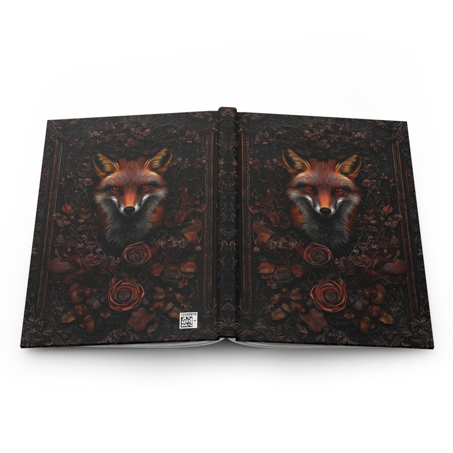 Fox in the Forest Hardcover Journal - Rustic Elegance for Writers and Dreamers