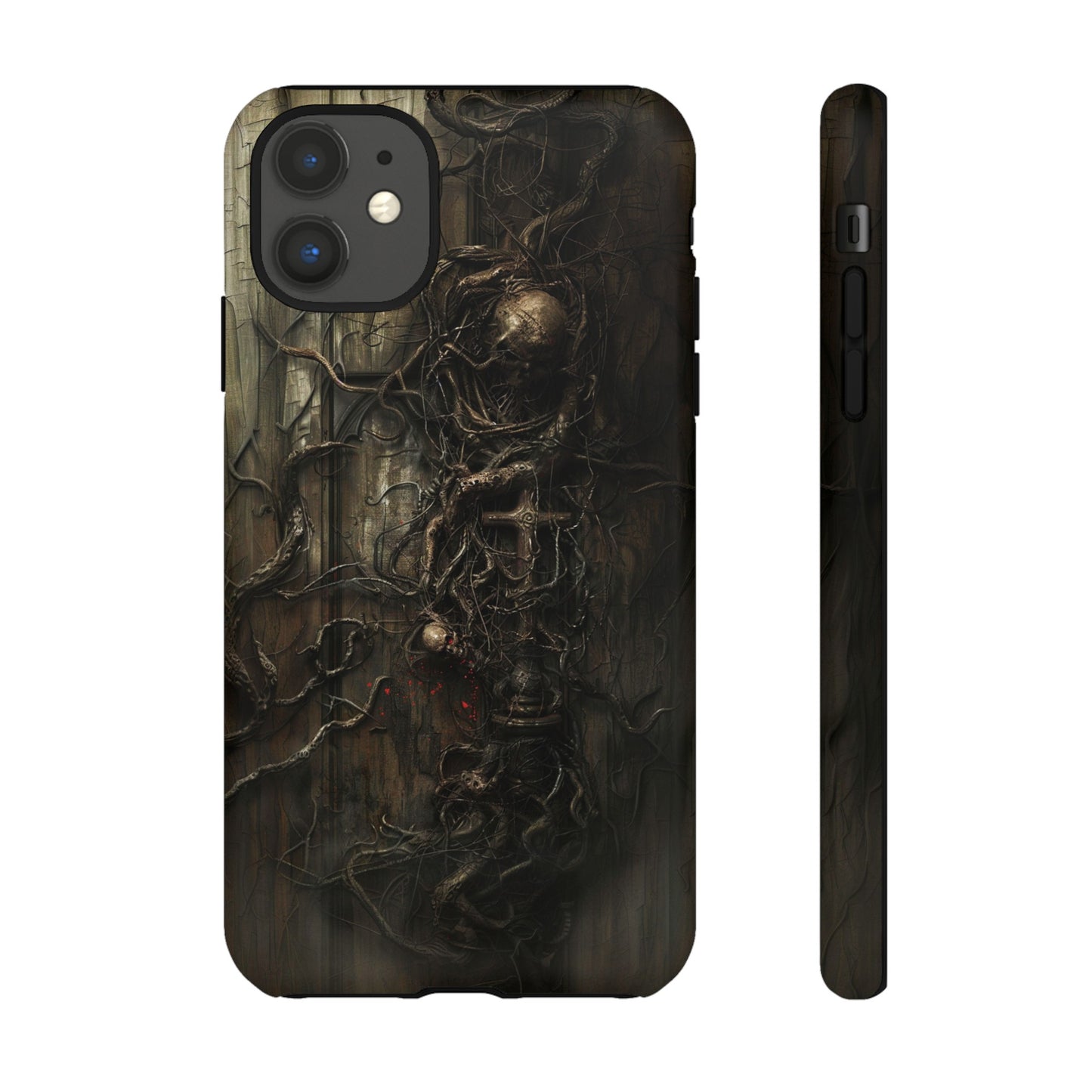 Creeping Dread Phone Case - Giger-Inspired Art for iPhone, Samsung Galaxy, and Google Pixel Devices