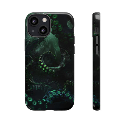 Tentacles from the Deep Tough Phone Case – Lovecraftian Horror Design for iPhone, Samsung Galaxy, and Google Pixel Devices