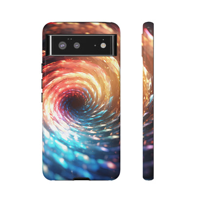 Crystal Portal of Light Phone Case – Vibrant Cosmic Design for iPhone, Samsung Galaxy, and Google Pixel Devices