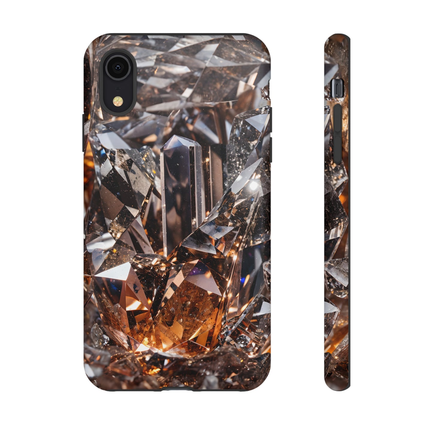 Crystalline Phone Case – Healing Crystal Quartz Design for iPhone, Samsung Galaxy, and Google Pixel Devices