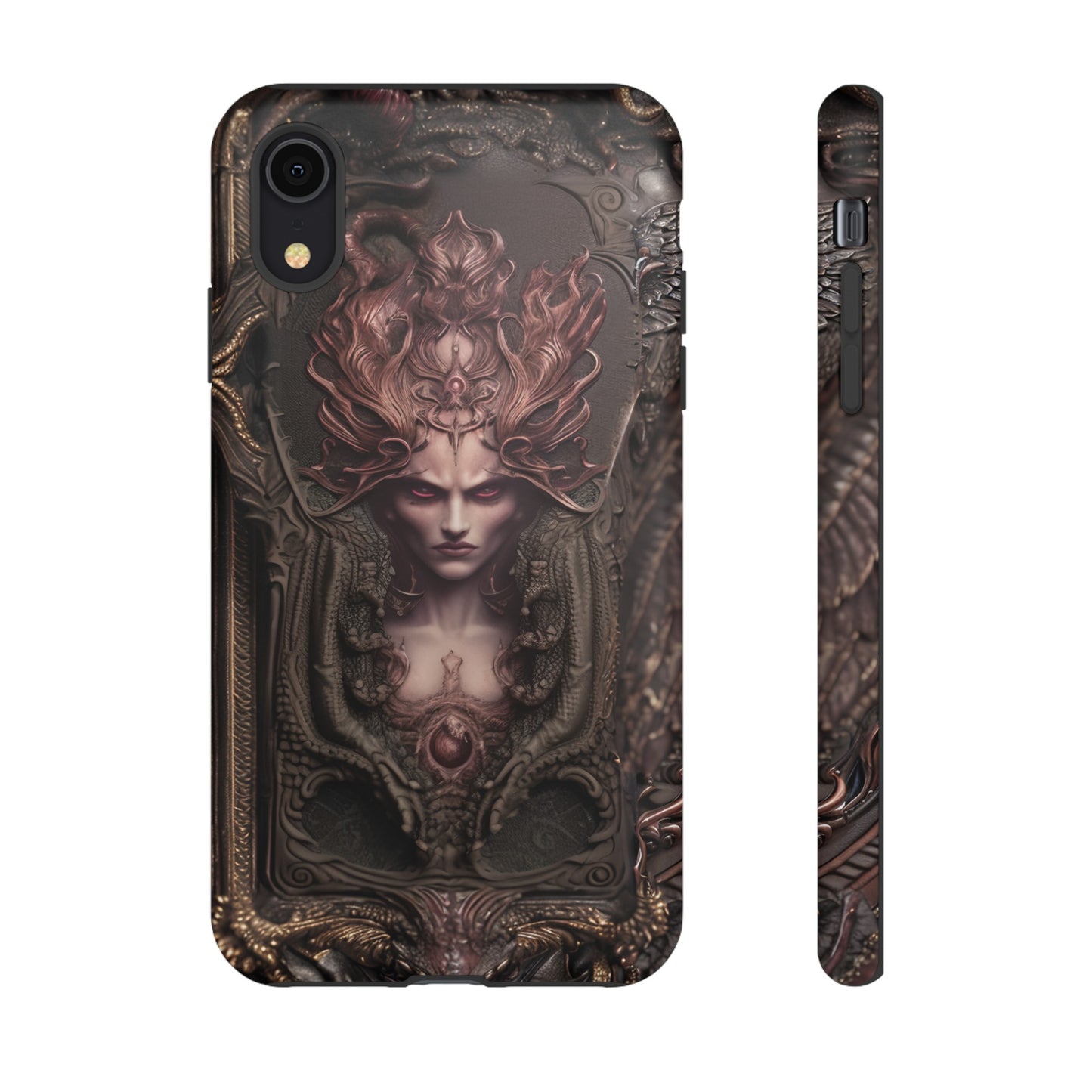 Dark Lilith Phone Case – Horned Hell Horror Design for iPhone, Samsung Galaxy, and Google Pixel Devices