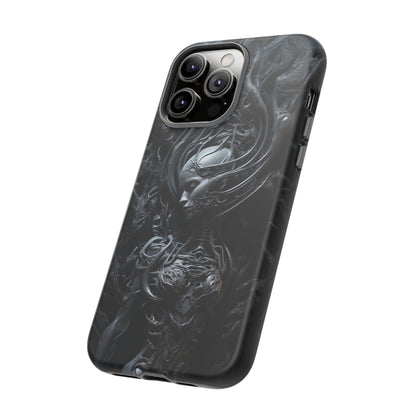 Biomechanical Beauty Phone Case – Futuristic Alien Design for iPhone, Samsung Galaxy, and Google Pixel Devices