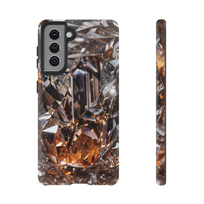 Crystalline Phone Case – Healing Crystal Quartz Design for iPhone, Samsung Galaxy, and Google Pixel Devices