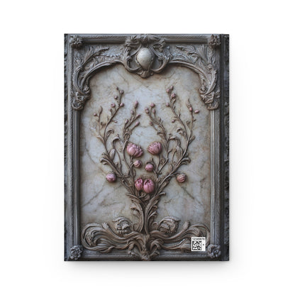 Ornate Floral Hardcover Journal with Vintage Charm