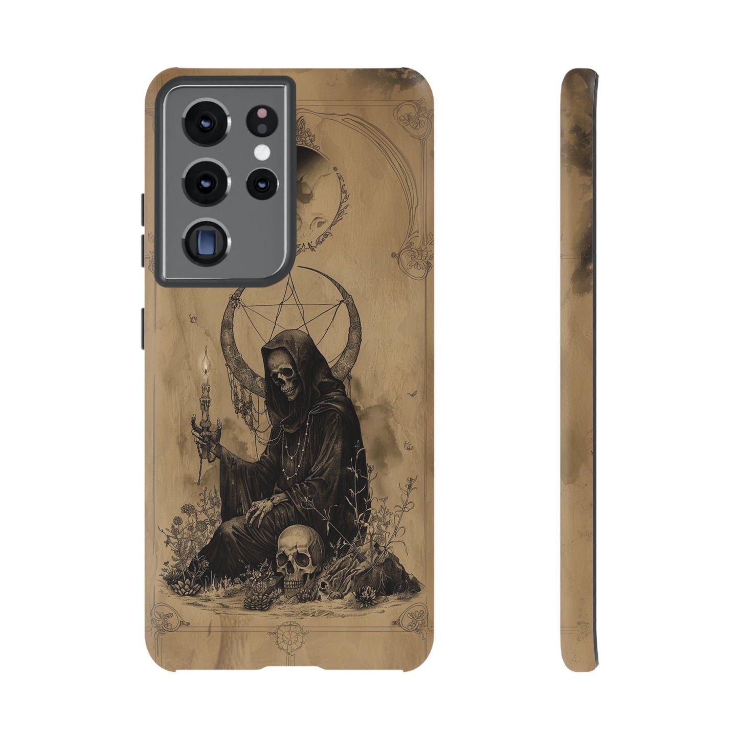 Gothic Reaper Phone Case - Dark Aesthetic Art for iPhone, Samsung, Google Pixel