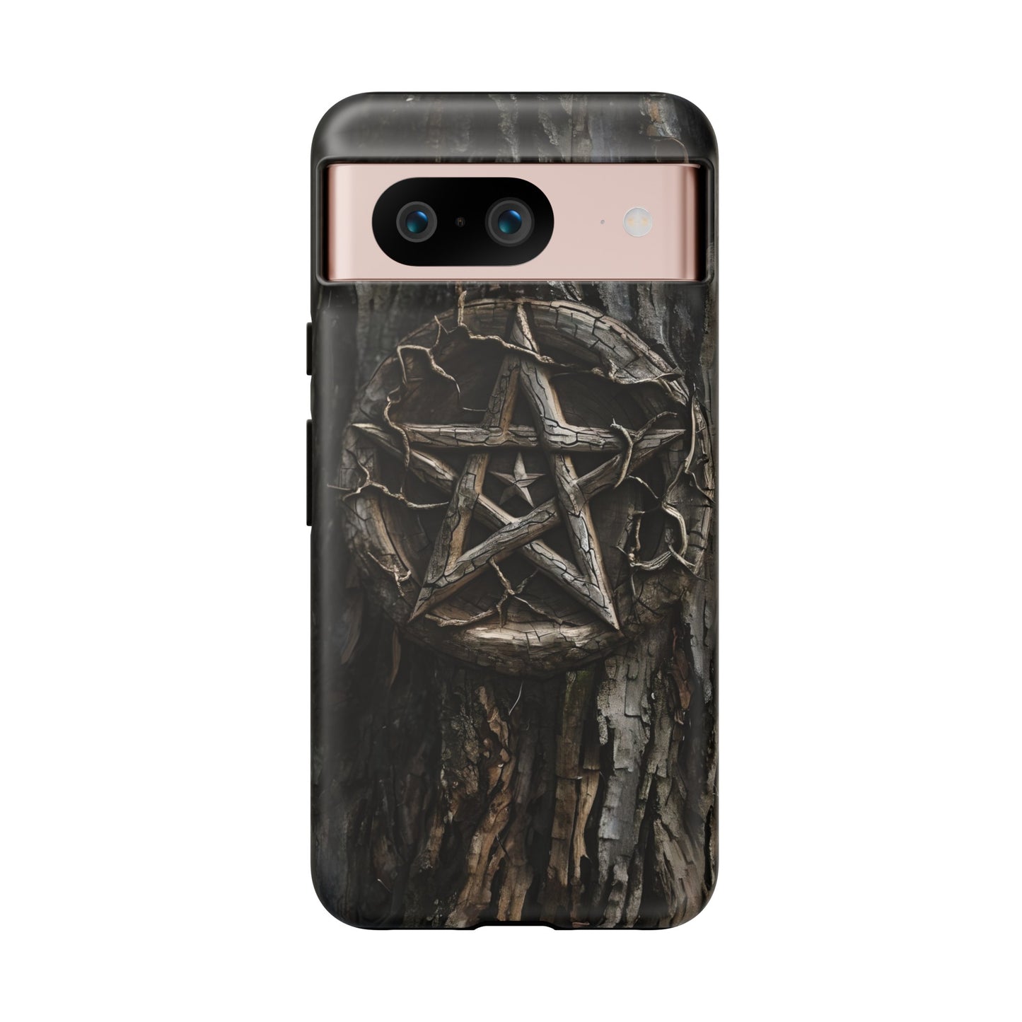 Pentacle Tree Phone Case – Wiccan Nature Magic Design for iPhone, Samsung Galaxy, and Google Pixel Devices