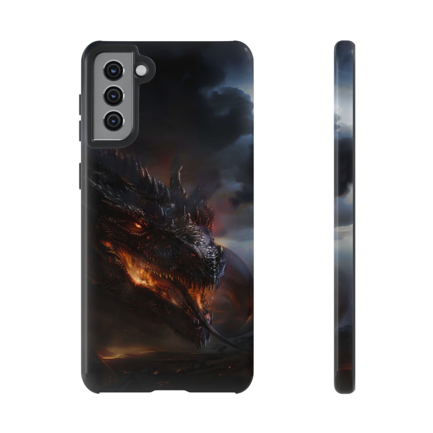 Fiery Dragon Phone Case - Epic Fantasy Art for iPhone, Samsung Galaxy, and Google Pixel Devices