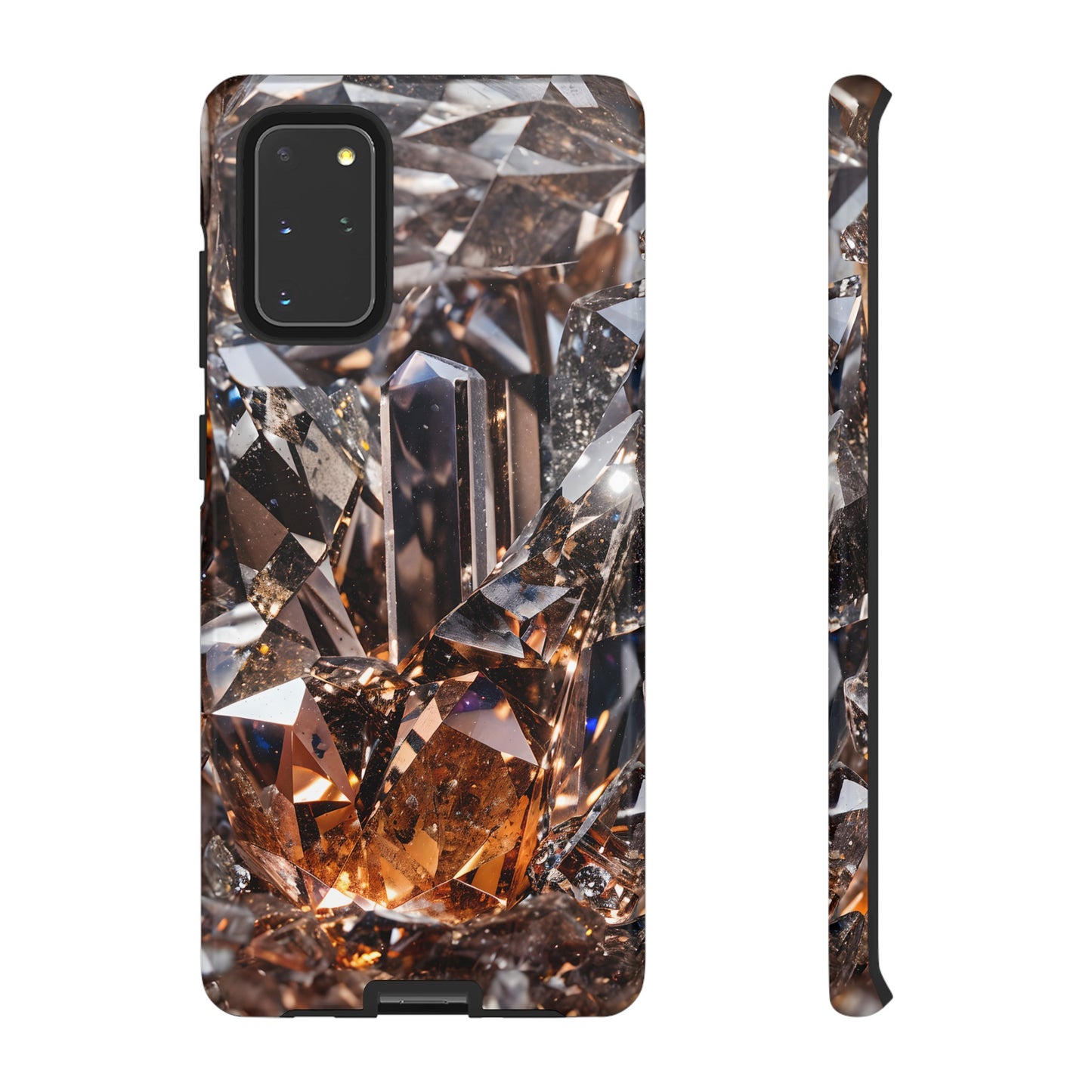 Crystalline Phone Case – Healing Crystal Quartz Design for iPhone, Samsung Galaxy, and Google Pixel Devices