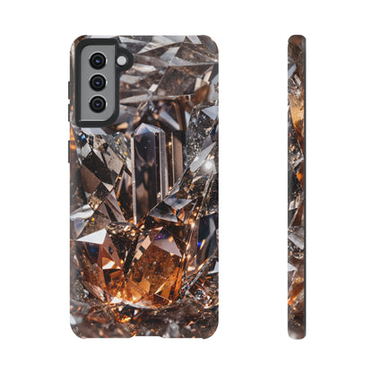 Crystalline Phone Case – Healing Crystal Quartz Design for iPhone, Samsung Galaxy, and Google Pixel Devices