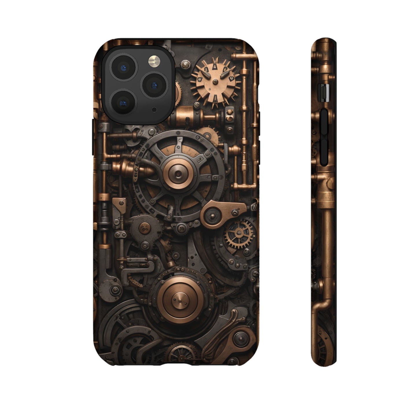 Steampunk Machine Phone Case – Victorian Gears Design for iPhone, Samsung Galaxy, and Google Pixel Devices