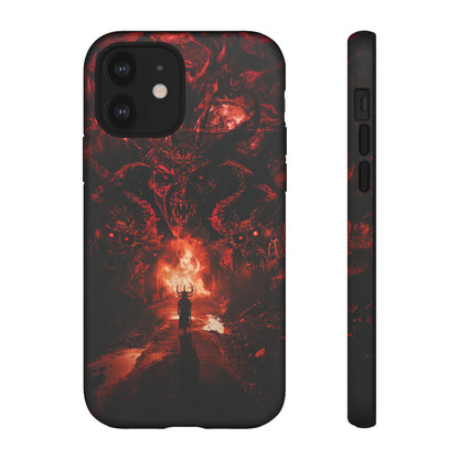 The Road to Hell Phone Case – Gothic Demon and Devil Design for iPhone, Samsung Galaxy, and Google Pixel Devices