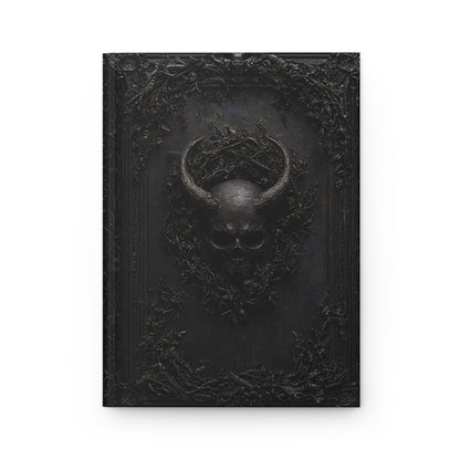 Gothic Demon Skull Journal - Dark Fantasy Hardcover Notebook for Writers