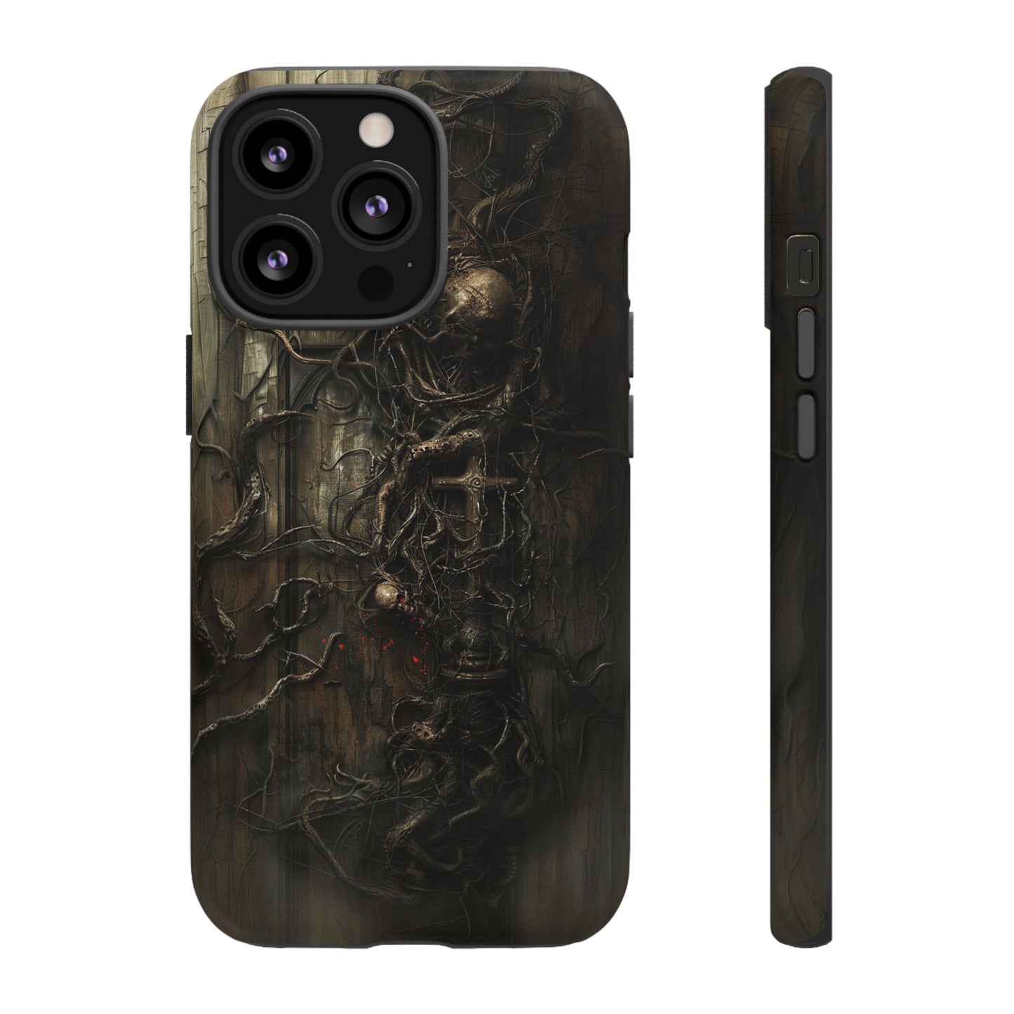 Creeping Dread Phone Case - Giger-Inspired Art for iPhone, Samsung Galaxy, and Google Pixel Devices