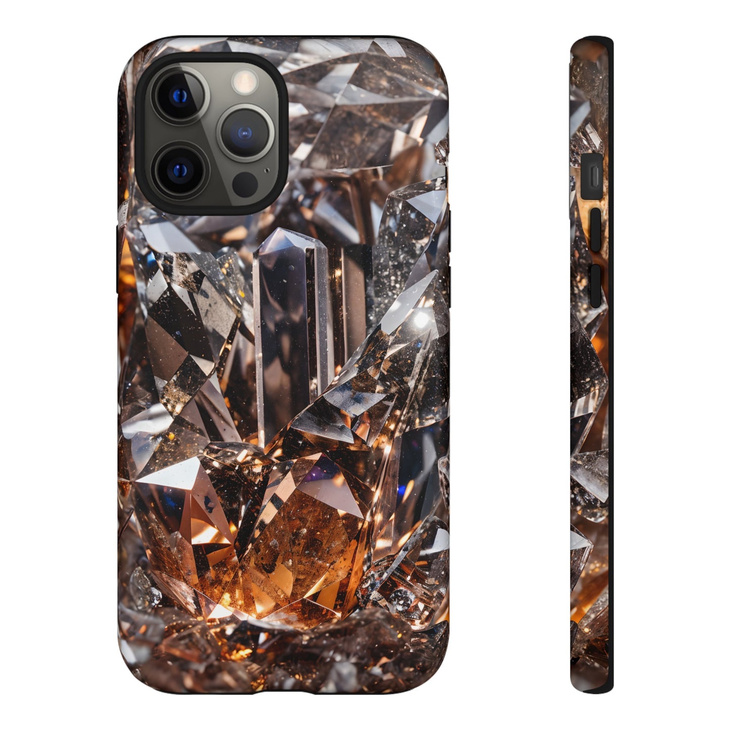 Crystalline Phone Case – Healing Crystal Quartz Design for iPhone, Samsung Galaxy, and Google Pixel Devices