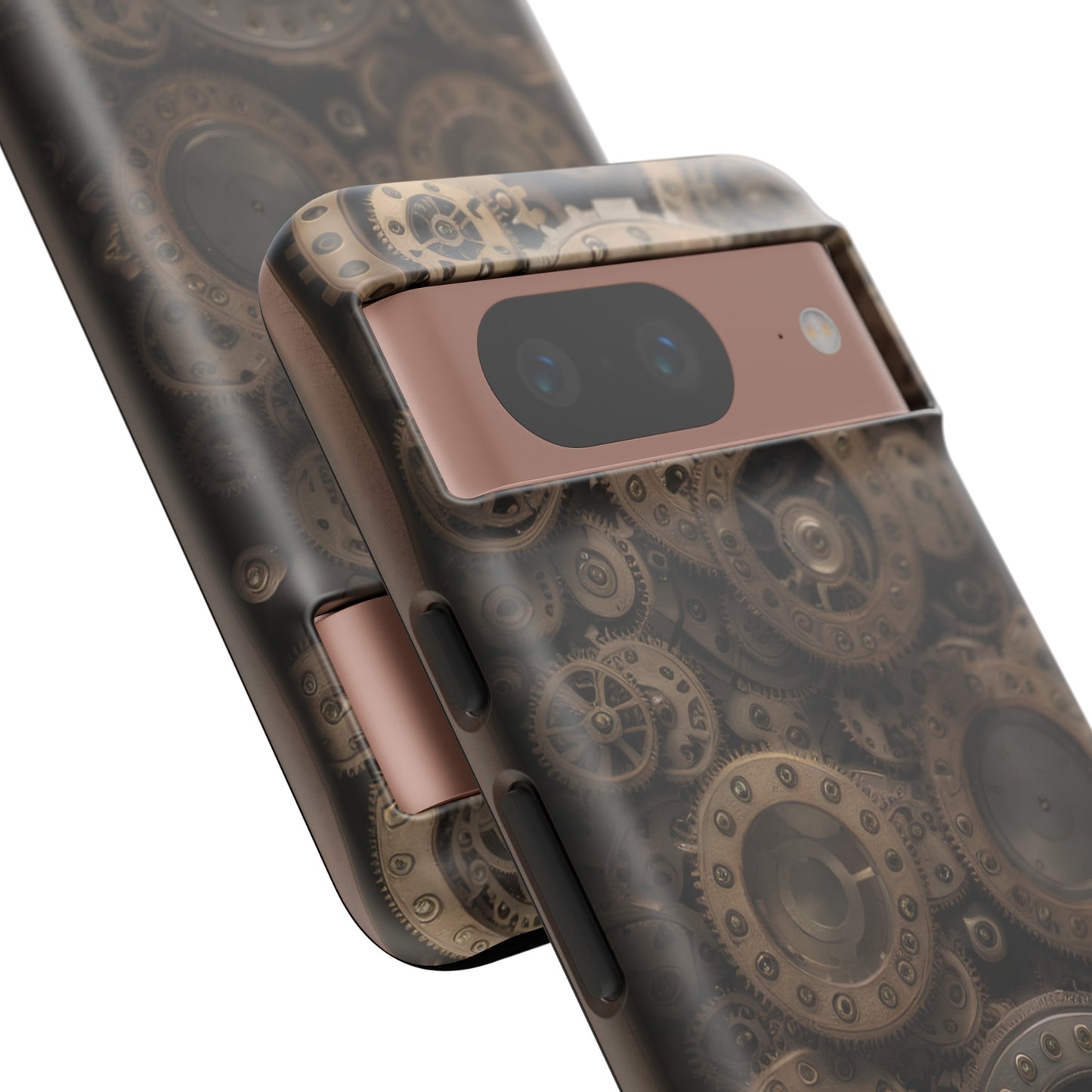 Gearworks 3 Phone Case – Steampunk Victorian Design with Gears and Clockwork for iPhone, Samsung Galaxy, and Google Pixel Devices