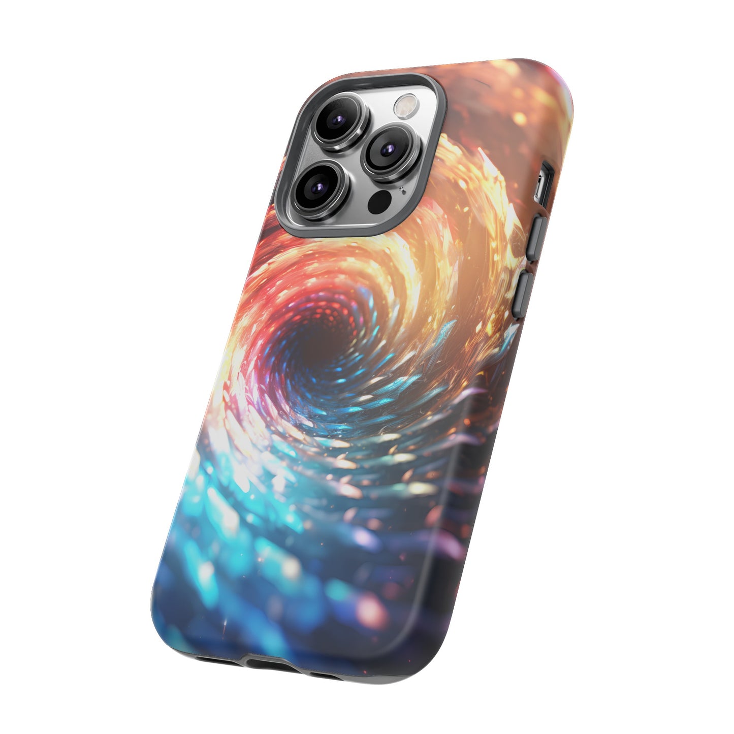 Crystal Portal of Light Phone Case – Vibrant Cosmic Design for iPhone, Samsung Galaxy, and Google Pixel Devices