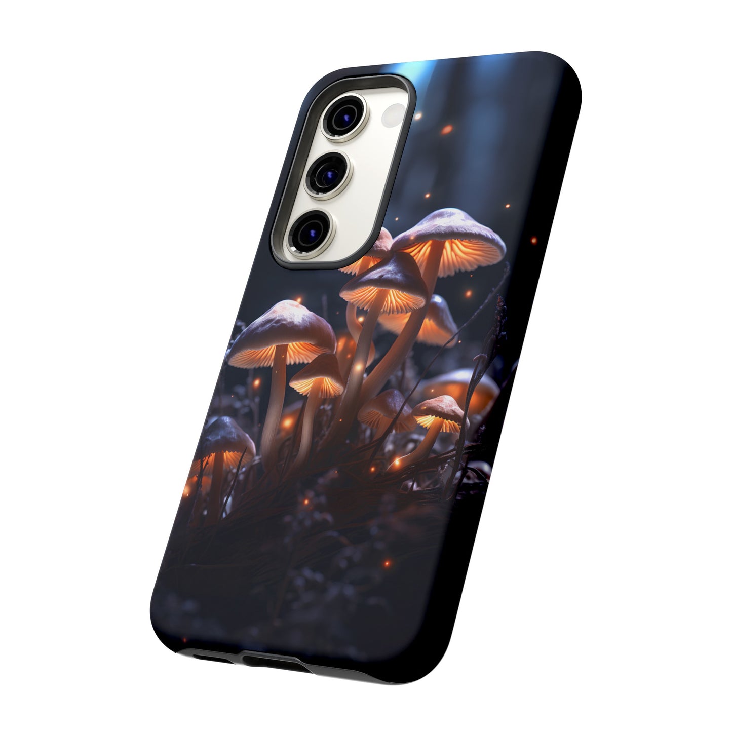 Glowing Mushrooms at Night Phone Case – Enchanting Fantasy Forest Design for iPhone, Samsung Galaxy, and Google Pixel Devices