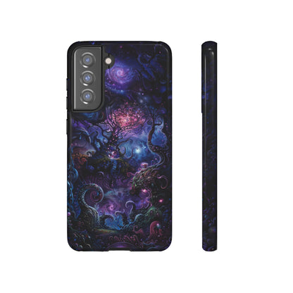 Trippy Psychedelic Alien Landscape Phone Case - Vibrant Abstract Design for iPhone, Samsung Galaxy and Google Pixel Devices