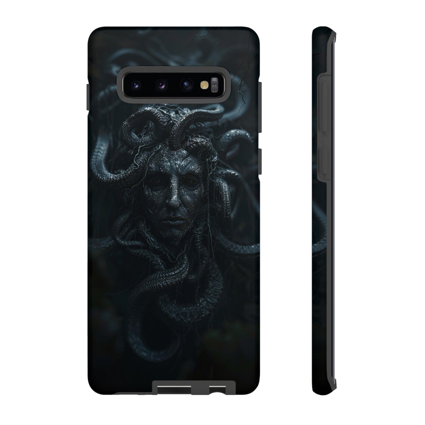 Medusa's Gaze Phone Case - Dark Mythological Design for iPhone and Samsung Galaxy Devices