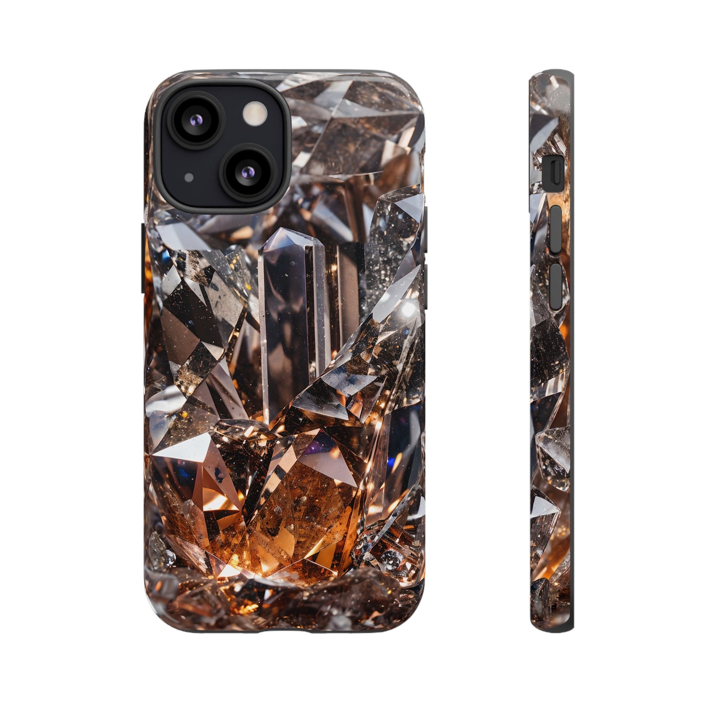 Crystalline Phone Case – Healing Crystal Quartz Design for iPhone, Samsung Galaxy, and Google Pixel Devices