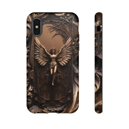 The Bronze Fairy Phone Case – Fantasy Faery Design for iPhone, Samsung Galaxy, and Google Pixel Devices