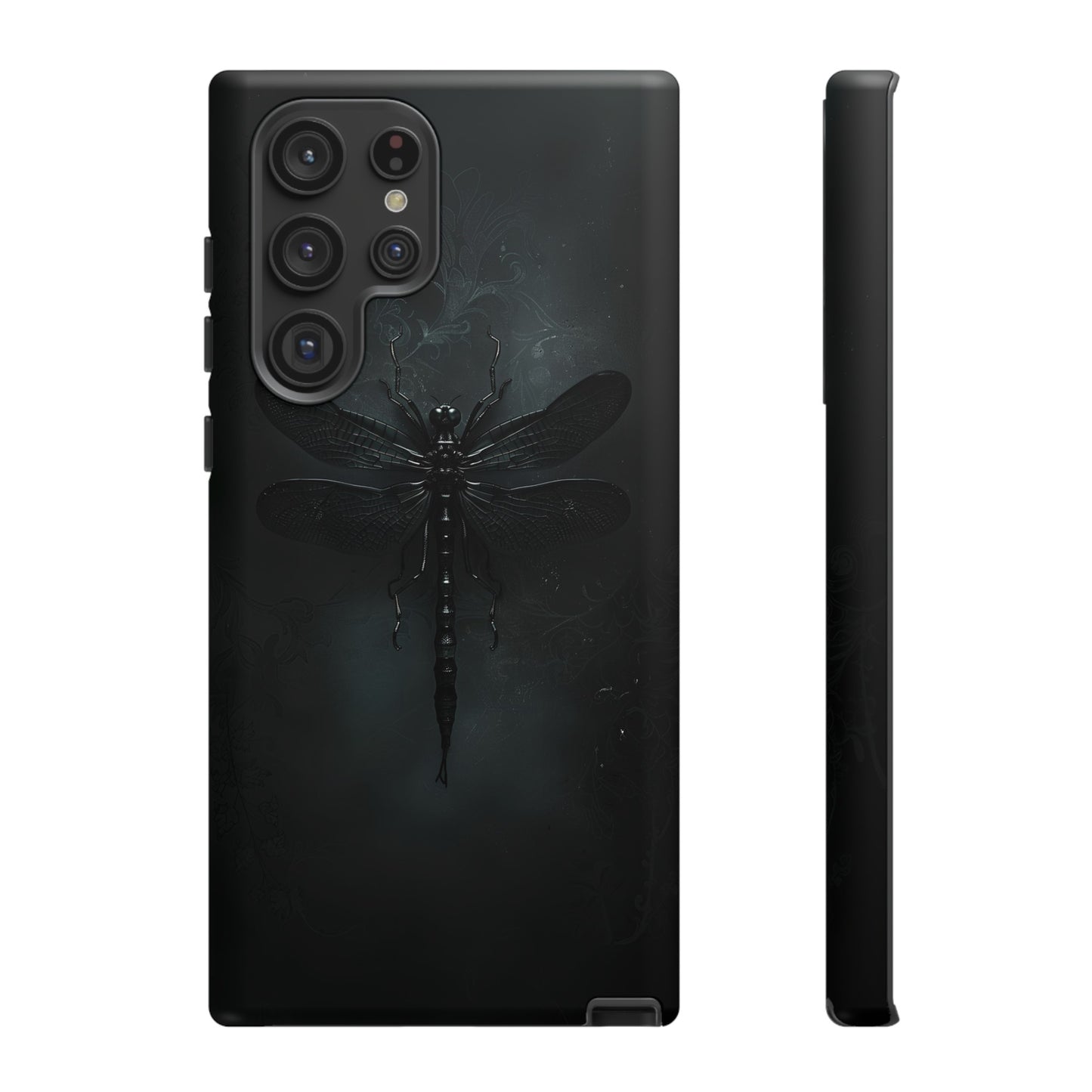 Gothic Dragonfly Phone Case – Dark Elegance Design for iPhone, Samsung Galaxy, and Google Pixel Devices