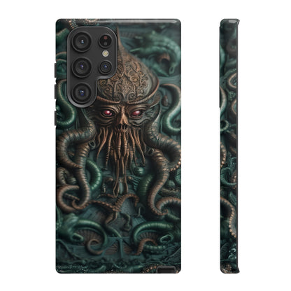 Nameless Dread Tough Phone Case – Lovecraftian Tentacle Horror Design for iPhone, Samsung Galaxy, and Google Pixel Devices