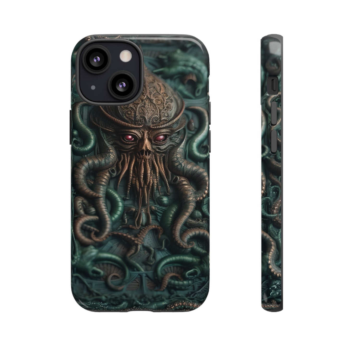 Nameless Dread Tough Phone Case – Lovecraftian Tentacle Horror Design for iPhone, Samsung Galaxy, and Google Pixel Devices