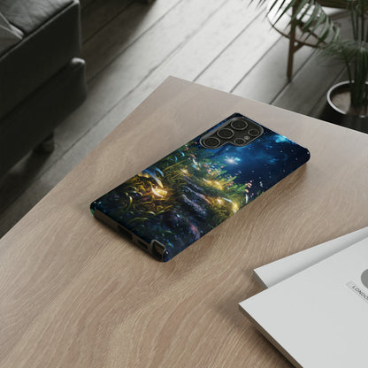 Fireflies in the Forest Tough Phone Case – Enchanting Summer Night Design for iPhone, Samsung Galaxy, and Google Pixel Devices