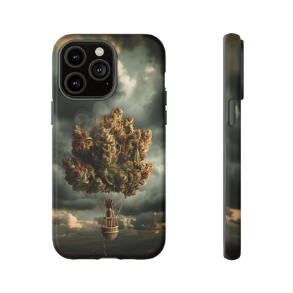 Cannabis Balloon Adventure Phone Case - For iPhone, Samsung Galaxy, and Google Pixel Devices