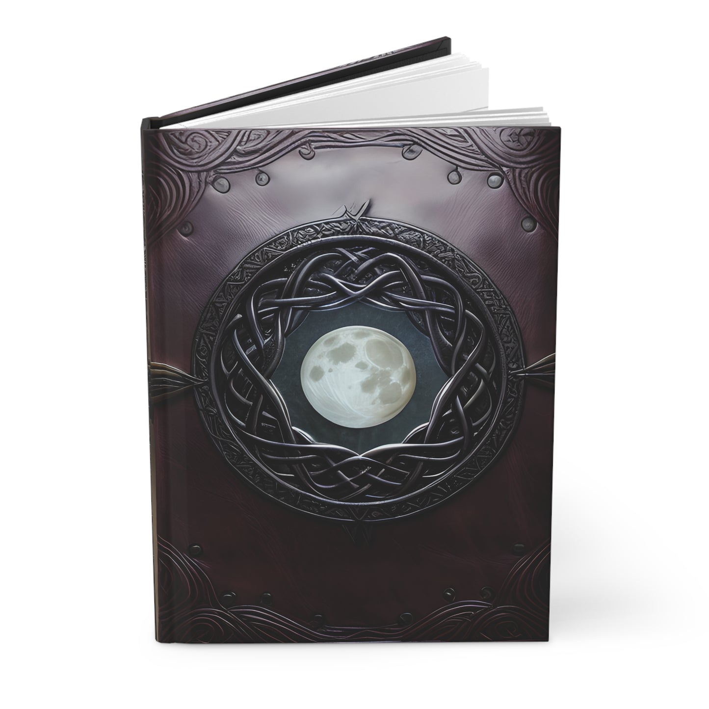 Book of the Full Moon Hardcover Notebook – Mystical Journal for Witchcraft and Occult Magic