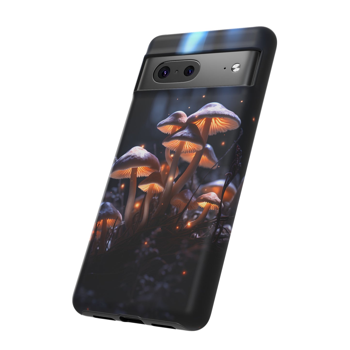 Glowing Mushrooms at Night Phone Case – Enchanting Fantasy Forest Design for iPhone, Samsung Galaxy, and Google Pixel Devices