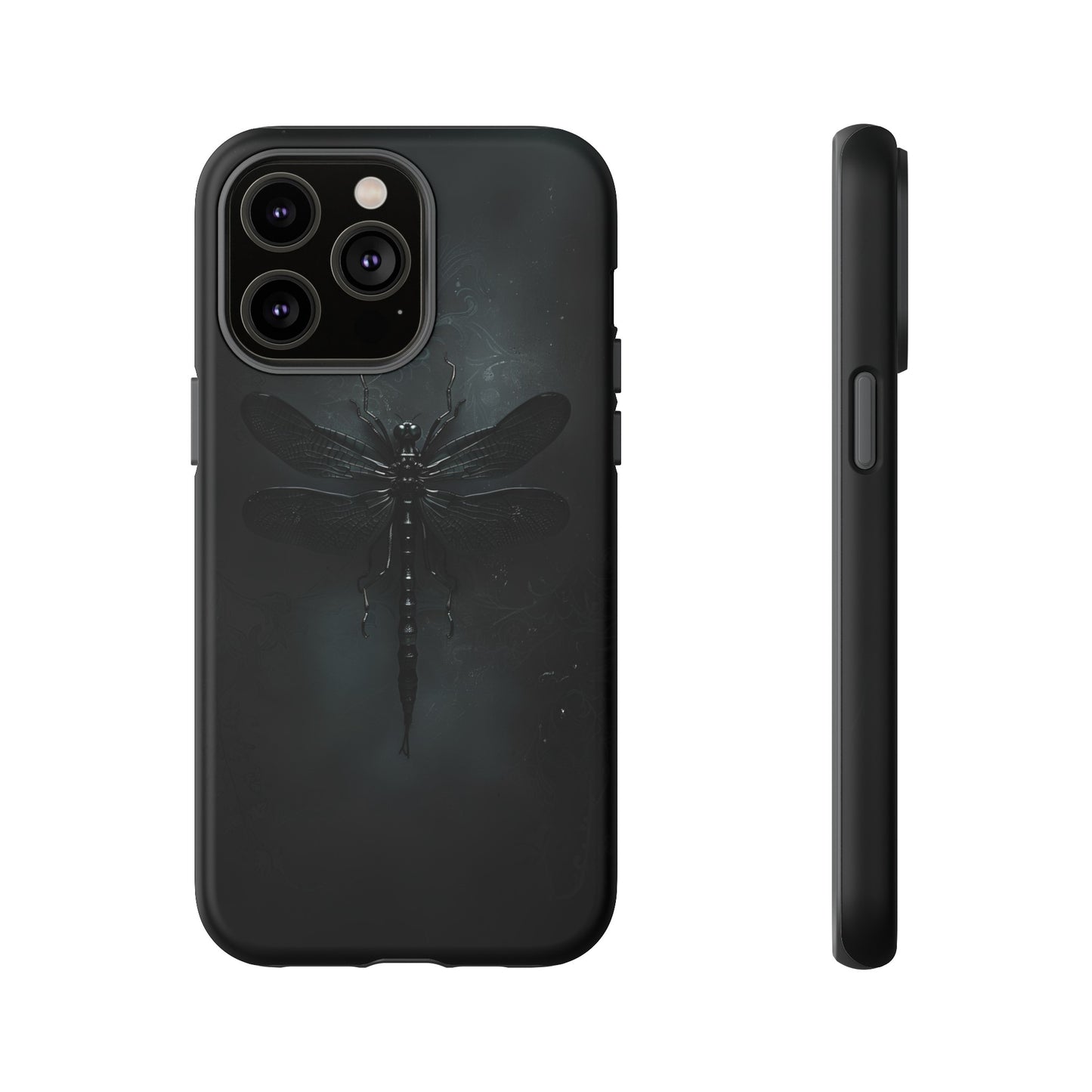 Gothic Dragonfly Phone Case – Dark Elegance Design for iPhone, Samsung Galaxy, and Google Pixel Devices