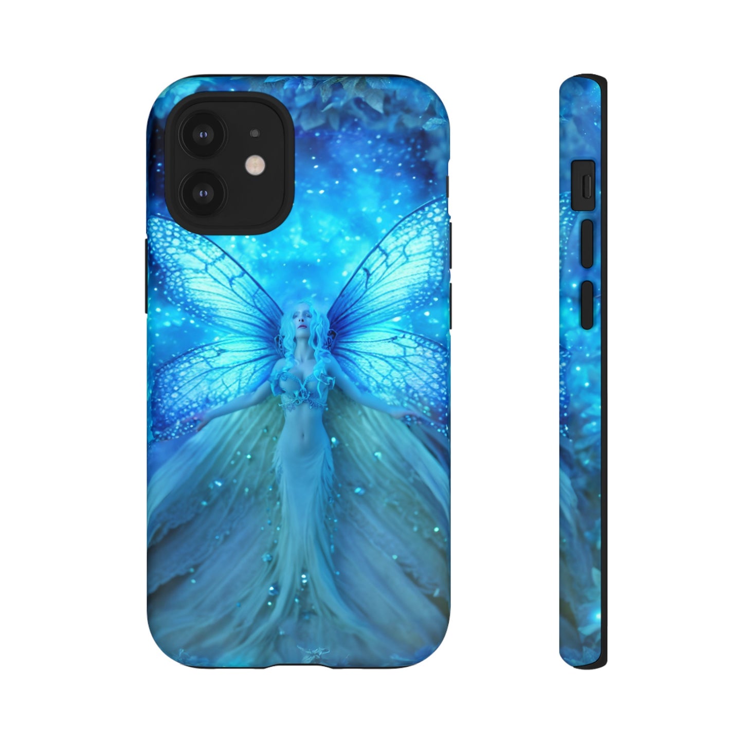 Blue Cosmic Fairy Phone Case – Enchanting Fae Design for iPhone, Samsung Galaxy, and Google Pixel Devices