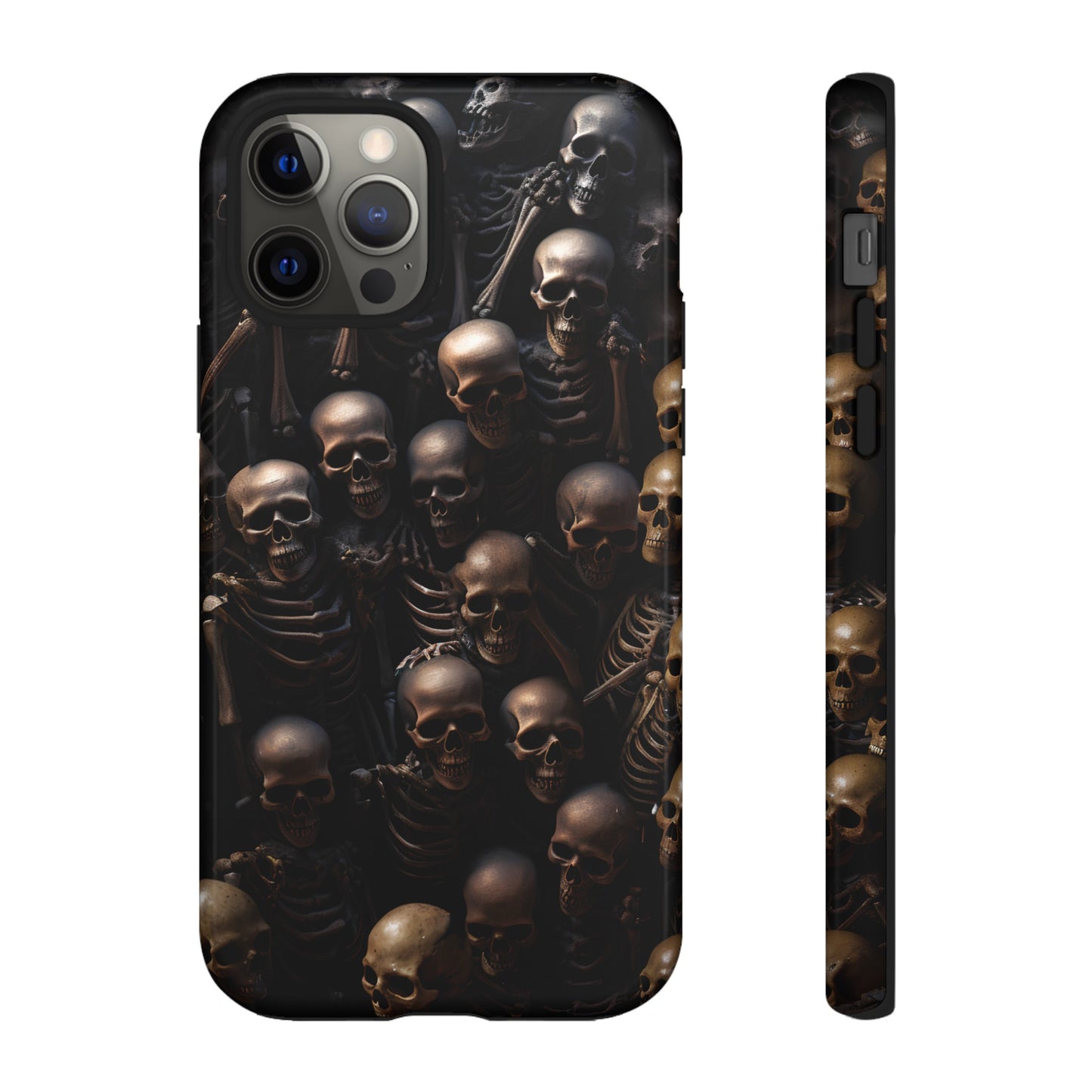 Skeletal Grave Phone Case – Halloween Horror Skeleton Design for iPhone, Samsung Galaxy, and Google Pixel Devices