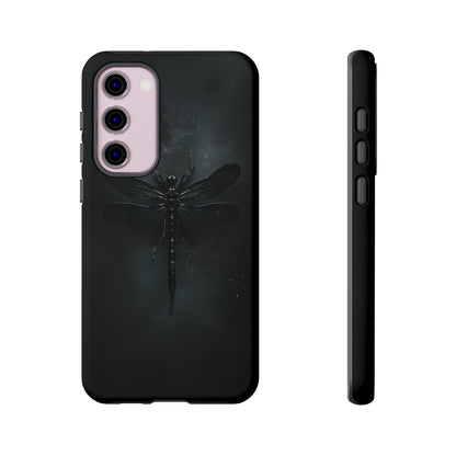 Gothic Dragonfly Phone Case – Dark Elegance Design for iPhone, Samsung Galaxy, and Google Pixel Devices