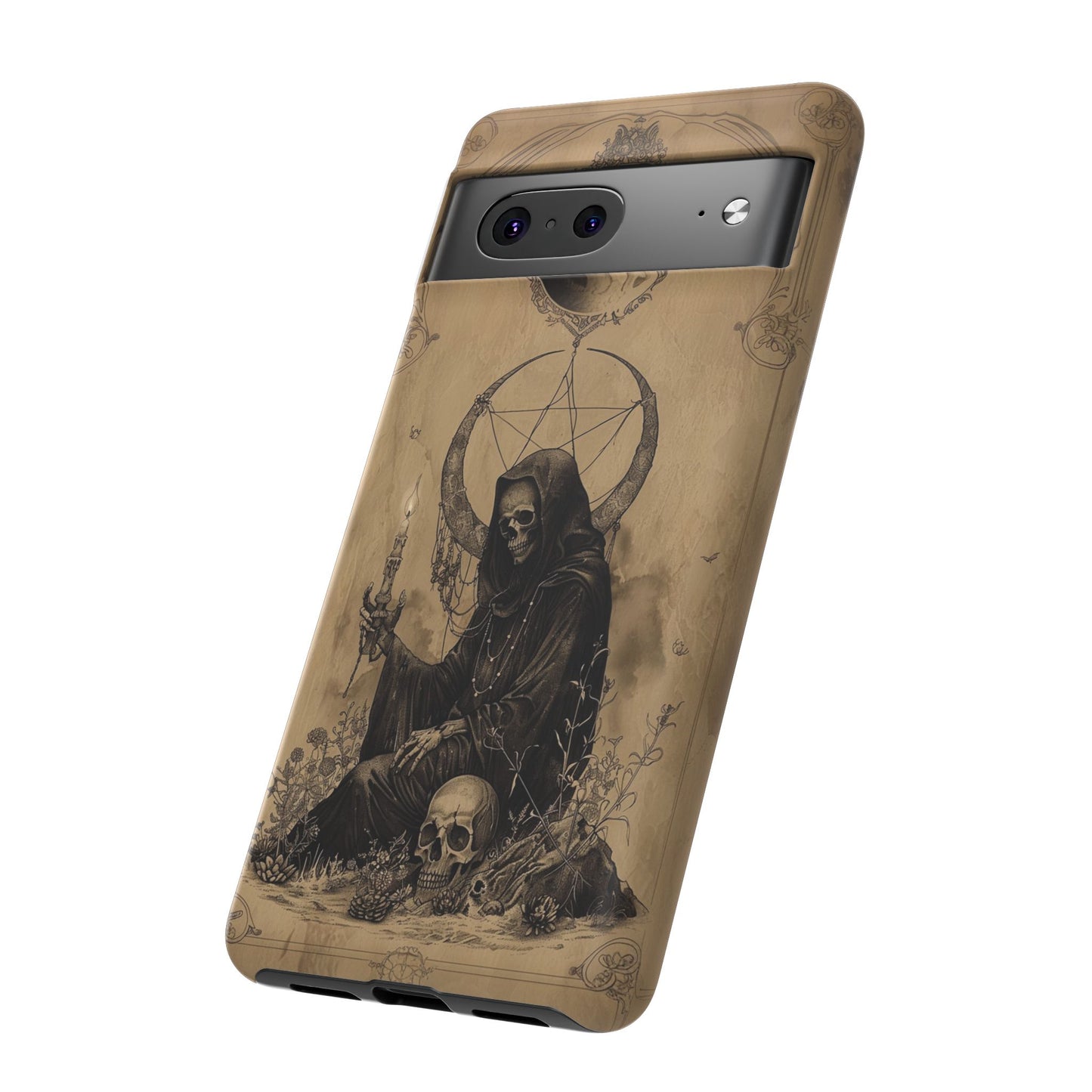 Gothic Reaper Phone Case - Dark Aesthetic Art for iPhone, Samsung, Google Pixel