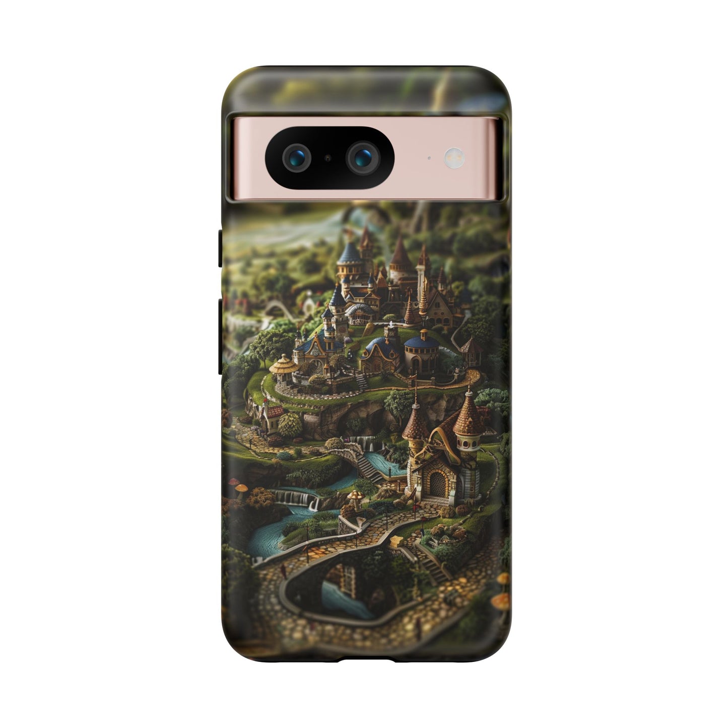 Fairy Kingdom Phone Case - Enchanted Castle Artwork for iPhone, Samsung Galaxy, and Google Pixel Devices