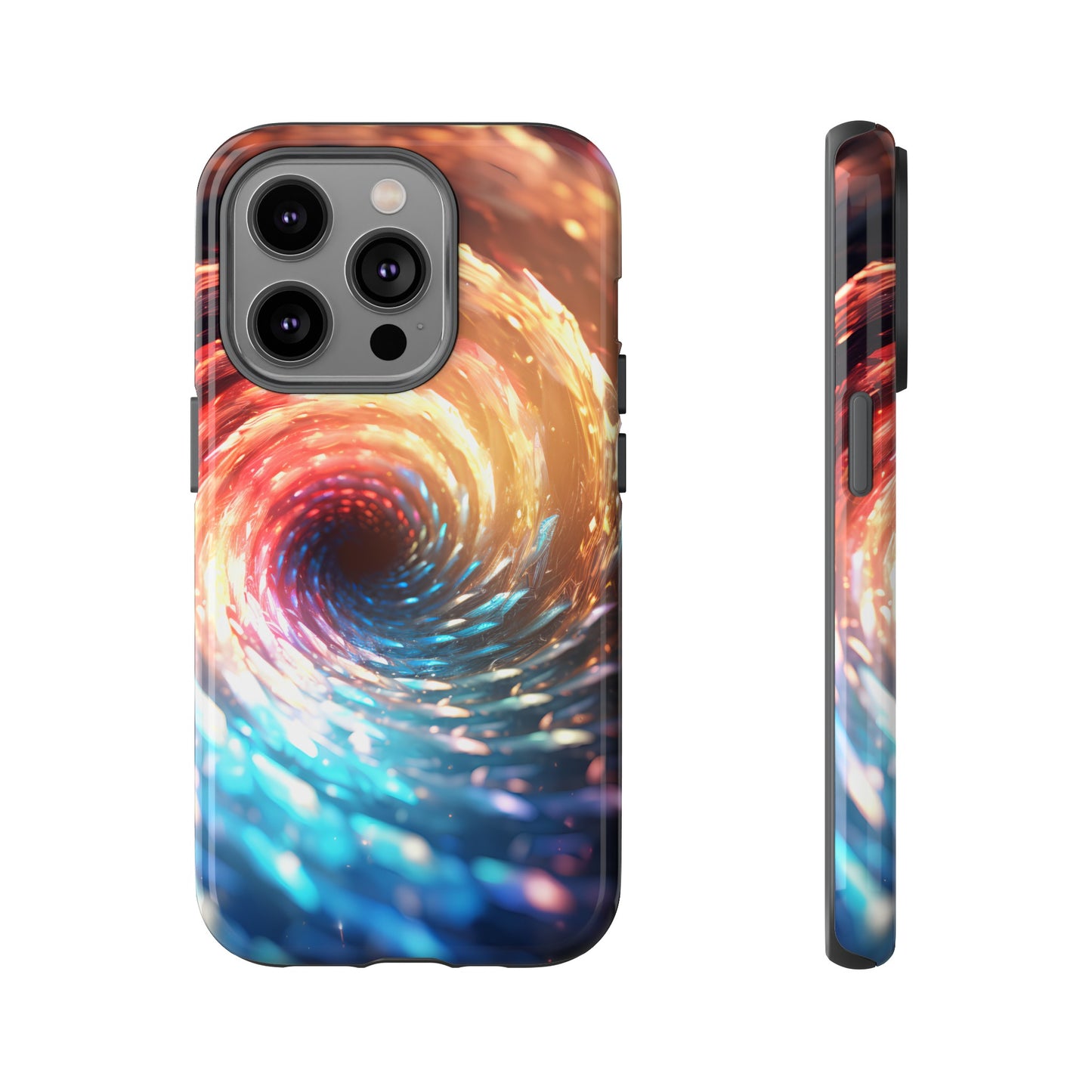 Crystal Portal of Light Phone Case – Vibrant Cosmic Design for iPhone, Samsung Galaxy, and Google Pixel Devices