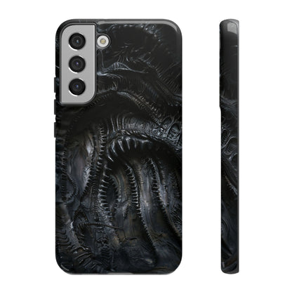 Surreal Biomechanical Phone Case - Gothic Sci-Fi Art for iPhone, Samsung Galaxy, and Google Pixel Devices