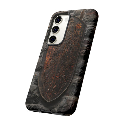 Medieval Shield Phone Case - Ornate Ancient Armor Design for iPhone and Samsung Galaxy Devices