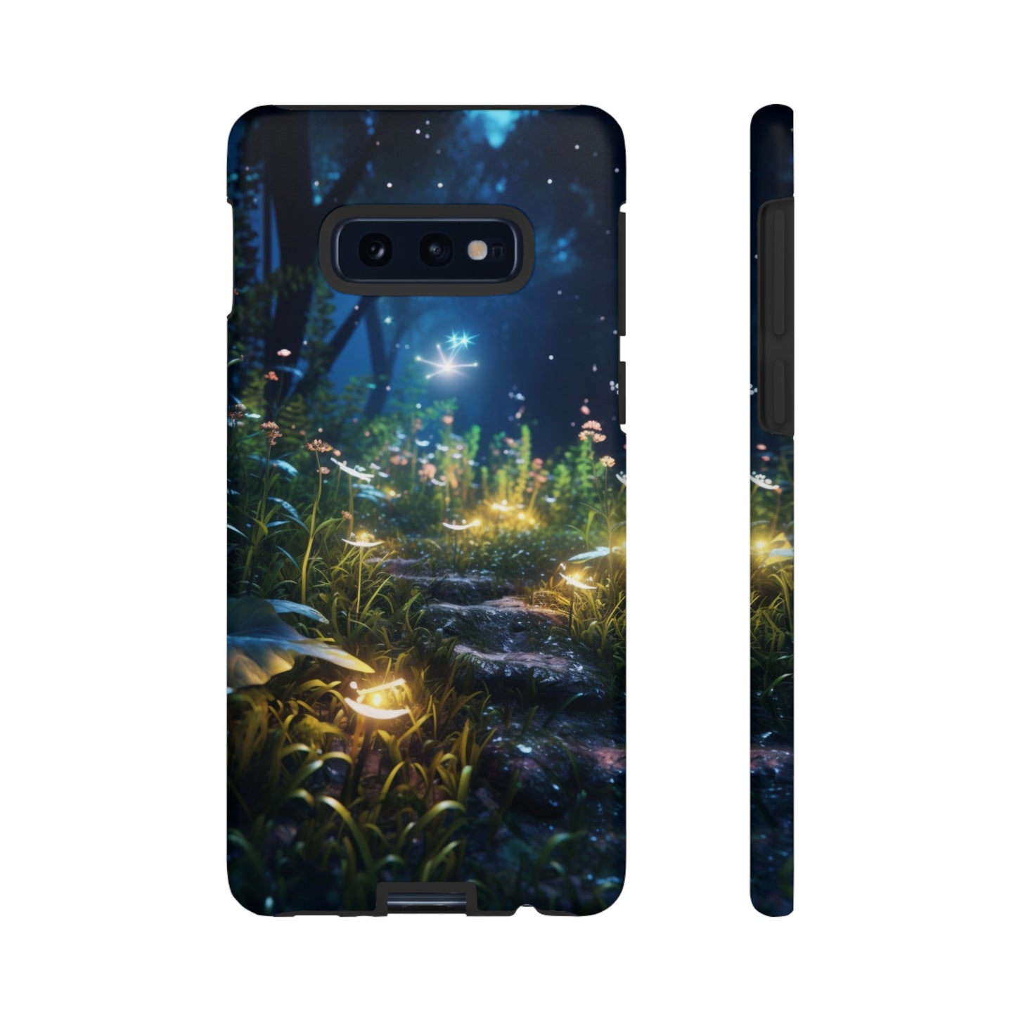 Fireflies in the Forest Tough Phone Case – Enchanting Summer Night Design for iPhone, Samsung Galaxy, and Google Pixel Devices