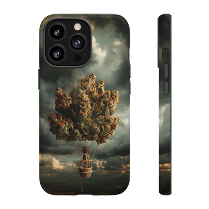 Cannabis Balloon Adventure Phone Case - For iPhone, Samsung Galaxy, and Google Pixel Devices