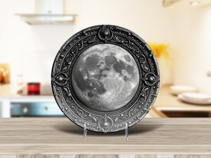 Gothic Full Moon Decorative Plate