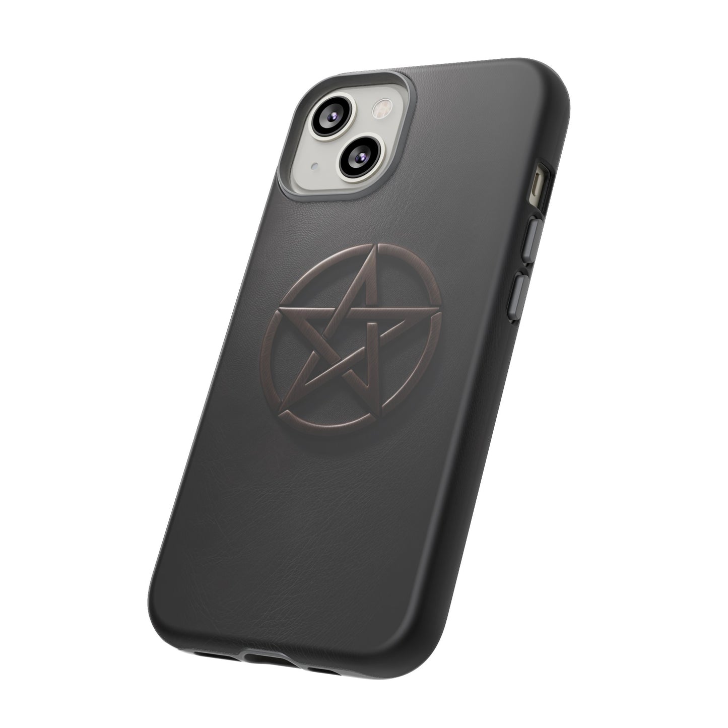 Simple Pentacle Tough Phone Case – Witchcraft Pentagram Design for iPhone, Samsung Galaxy, and Google Pixel Devices