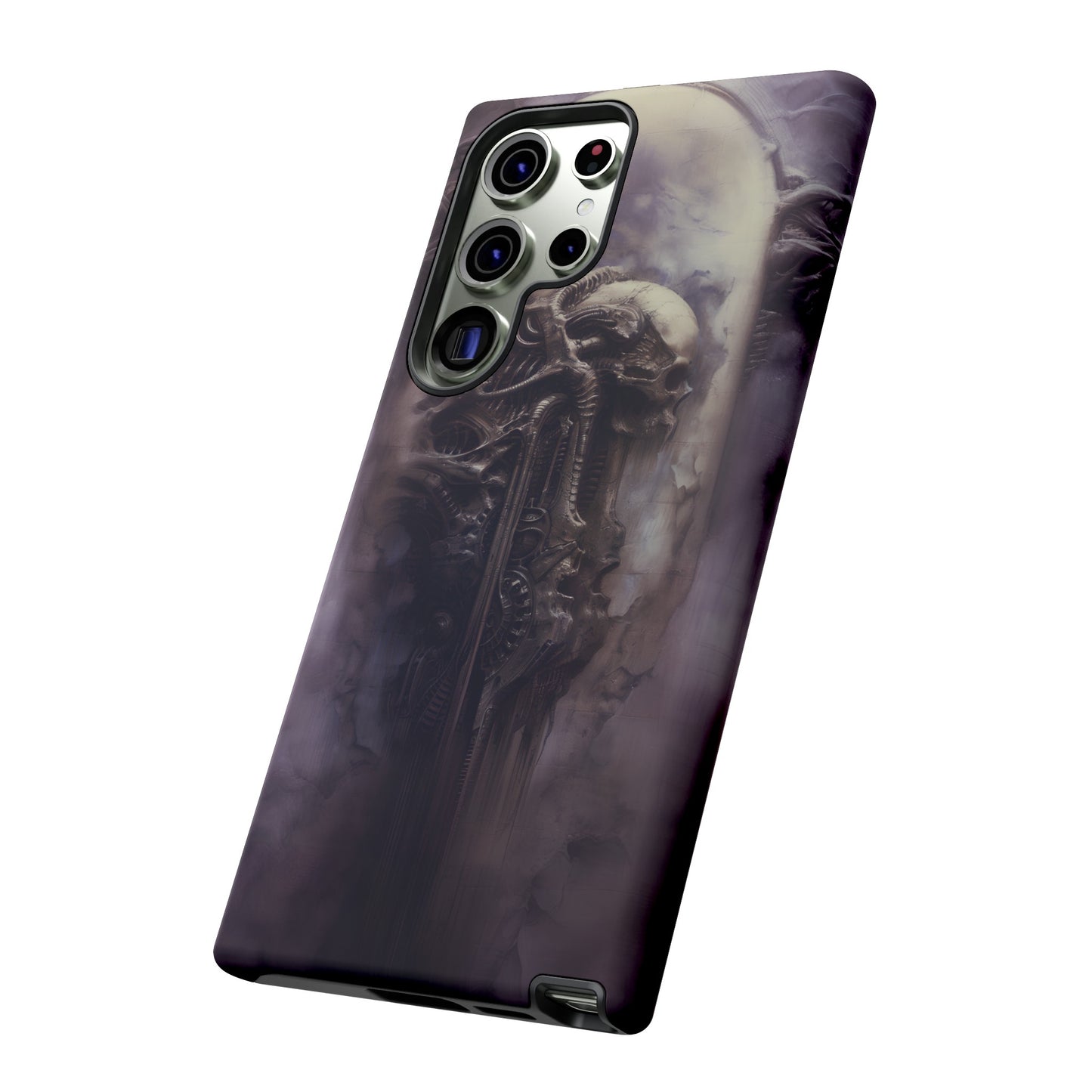 Dark Android Dream Phone Case – Futuristic Alien Horror Design for iPhone, Samsung Galaxy, and Google Pixel Devices