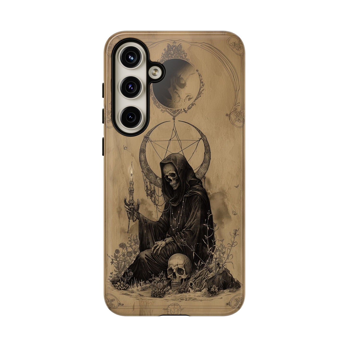 Gothic Reaper Phone Case - Dark Aesthetic Art for iPhone, Samsung, Google Pixel