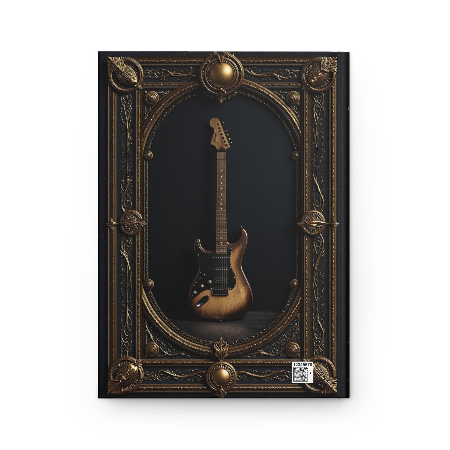 Vintage Electric Guitar Hardcover Journal