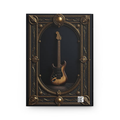 Vintage Electric Guitar Hardcover Journal